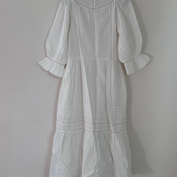 Meadows Amaryllis Dress in White, US2/UK6 - Picture 3 of 5